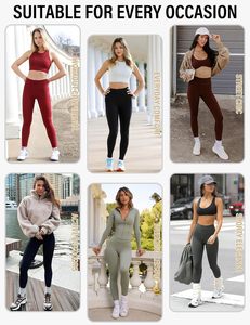 Leggings Premium para Mujer, Pantalones de Yoga de Alta Elasticidad, Anti-Transparencia, Ropa de Gimnasio, Tela Suave y Lisa, Ajuste Delgado, Cómodos para Entrenar - Product Image 6