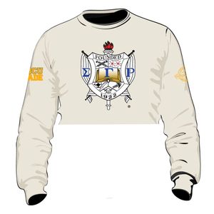 Haut court en chenille Sigma Gamma Rho, élégant, brodé de lettres grecques, t-shirt à manches courtes pour femme, doux, confortable, décontracté et tendance - Product Image 2
