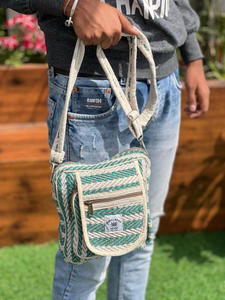 Nouvelle tendance sacs de chanvre sac à bandoulière multi-usages Jute élégant avec matériau en coton sacs à bandoulière durables sacs à provisions femmes - Product Image 3