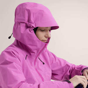 Chaqueta de Esquí Impermeable y Cortavientos para Mujer, Transpirable, Térmica, con Capucha, para Deportes de Montaña, Color Rosa - Product Image 6
