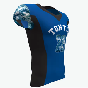 Camiseta de Fútbol Americano para Hombre, Talla Grande, de Malla Transpirable, de Secado Rápido, con Diseño Personalizado de Calidad Profesional, Estampado por Transferencia de Calor, Precio de Fábrica, 100% - Product Image 4