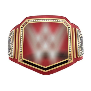 Cinturón de Campeonato Deportivo Personalizado de Metal y Cuero Genuino para Boxeo - Product Image 1