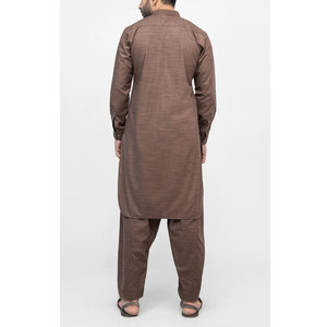 Shalwar Kameez Étnico Tradicional para Hombre, Ropa Casual de Algodón Suave Premium, Shalwar Kameez Tradicional Relajado para Hombre de Algodón Premium - Product Image 2