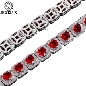 Premium Quality 925 Silver 18K Gold Plated Luxury Fashion Hip Hop Iced Cuban <b>Chain</b> Necklace Moissanite for Men Women <b>Cheap</b> Price - Product Image 3