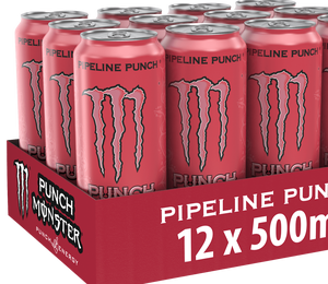 Venta al por mayor de Monster Pipeline Punch Energy Drink, paquete de 24 latas de 500ml, pedido al por mayor, bebida energética de alta potencia, sabor tropical, stock disponible, ¡lote! - Product Image 1