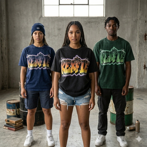 Relaxed Fit <b>Acid</b> Wash T Shirts Heavyweight Cotton 240 GSM Custom Screen Printing Logo Private Label <b>Drop</b> Shoulder T Shirts - Product Image 4