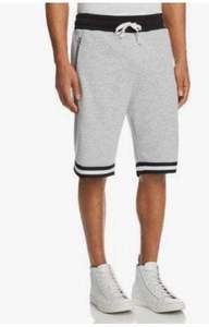 Men's Gray Cotton Knitted Breathable Eco-Friendly Bermuda Shorts with <b>Elastic</b> Waist Casual Sport Style Hot Shorts - Product Image 2