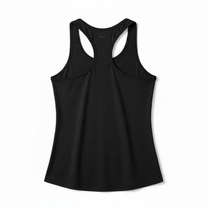 Débardeur côtelé 100 % coton pour femme, dos nageur, sans manches, sexy, uni, avec logo personnalisé, vente en gros - Product Image 3
