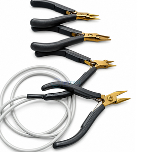 4 Piece Jewelry Pliers <b>Kit</b> Stainless Steel With Grounded Pliers for Permanent Jewelry Making Chain <b>Welding</b> Tools Wholesale - Product Image 3
