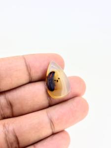 Agate de Montana 100% naturelle, pierre précieuse en vrac, magnifique cabochon brun, formes variées, Sambhav Jewels, haute qualité, certifiée par une tierce partie - Product Image 4