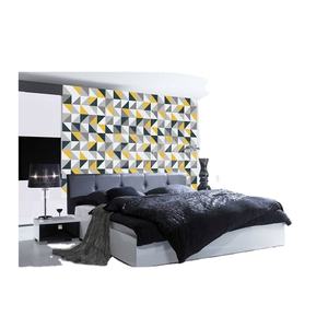 Mosaicos de vidrio de alto brillo para interiores, diseño de líneas elegantes para superficies de pared en hoteles y escuelas. - Product Image 5
