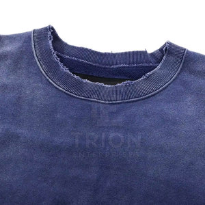 Nouvelle Arrivée 2026 – Sweat-shirt délavé à l'acide en tissu doux, coupe confortable - Product Image 3