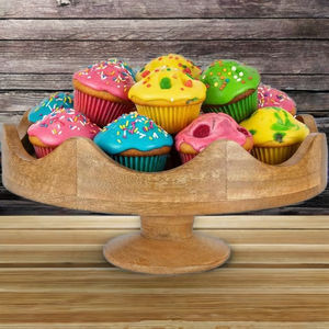 Impex Designs Mango de madera Cuenco para servir Tamaño 6X4 "Hecho EN LA India Exportaciones indias - Product Image 1