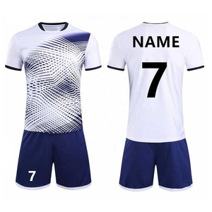 Ensembles de maillots de football 100 % polyester à séchage rapide pour garçons, t-shirt + short à taille élastique sans manches, toutes saisons, vente en gros - Product Image 4