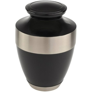 Elegantes Urnas Funerarias de Aluminio para Cenizas Humanas o de Animales, Urnas de Cremación con Acabado Blanco y Diseño Dorado - Product Image 5