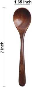 Cuillères en bois au design classique, durables, finition miroir, écologiques, pour mariage, multi-usages - Product Image 6