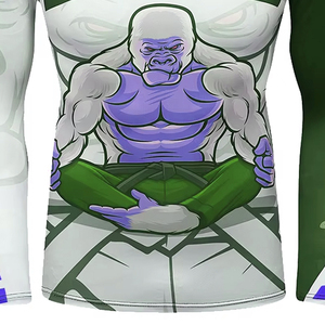 Sublimated <b>Design</b> Comfortable Activewear <b>Custom</b> Rash Guard High Performance Gym Fitness Wear Quick Dry <b>Compression</b> <b>Shirt</b> - Product Image 3