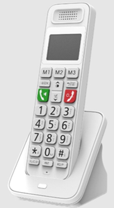 Téléphone sans fil numérique DECT avec grosses touches, amplification audio, combiné téléphonique sans fil pour seniors, bureau SOHO, Maxcomm M1018 - Product Image 2