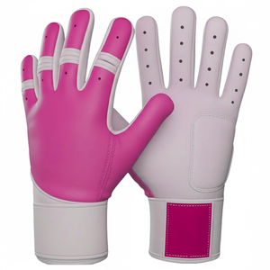 Guantes de Bateo de Cuero WARPRO INDUSTRY, Diseño Acolchado Transpirable, Cierre de Gancho y Bucle, Mano Derecha, Ligeros, Unisex, para Entrenamiento de Adultos - Product Image 1
