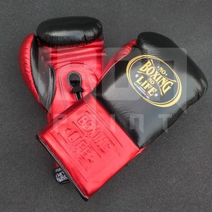 Hot Selling Customizable No Boxing No Life Boxing Gloves Professional Laced Top Grade Cowhide Leather Thick 4-Layer Padding - Product Image 2