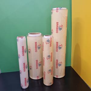 Film étirable PVC de qualité supérieure pour emballage alimentaire frais, fabriqué au Vietnam, qualité alimentaire, épaisseur 10/11 microns, longueur 400m 500m - Product Image 6