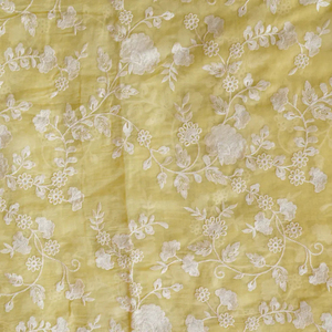 Premium Multi Embroidery <b>Fabric</b> Women Fashion <b>Fabric</b> Designer Embroidery <b>Fabric</b> Party Wear <b>Fabric</b> Luxury <b>Fabric</b> - Product Image 3