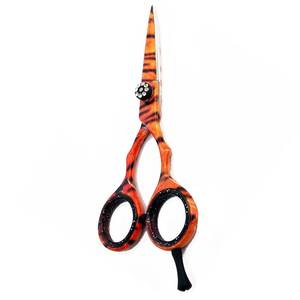 Ciseaux de coiffure professionnels, lame en acier inoxydable, pointe acérée, manche en plastique, taille moyenne, pour droitiers - Product Image 3
