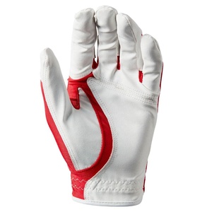 Gants de golf pour homme en cuir véritable blanc et marron de haute qualité, personnalisés, en cuir Cabretta de qualité supérieure, rembourrés, pour la main droite - Product Image 6