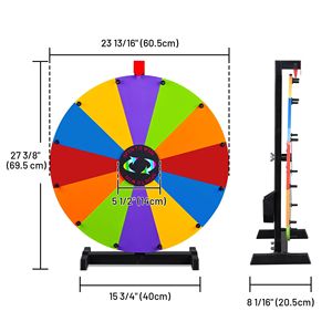 Ruota della Fortuna Modulare Fai-da-Te da 24 Pollici per Eventi e Forniture per Giochi - Product Image 2
