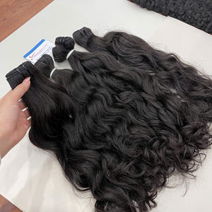 Extensiones de Cabello Humano Virgen Vietnamita de Alta Calidad, Ondulado Natural, Listas para Enviar - Product Image 1