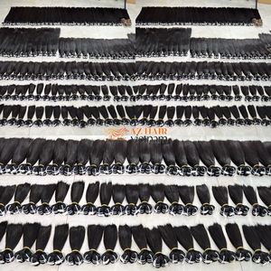 Paquetes de cabello de trama de Color negro de hueso, cutícula completa, longitud alineada, precio barato, extensiones de cabello, cabello de larga vida útil en todo el mundo - Product Image 6