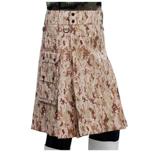 Kilt camouflage désertique numérique – Kilt utilitaire pour homme fait main avec poches et ajustement réglable - Product Image 1
