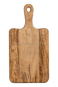 Tabla de cortar de madera dura con mango de acacia, apta para lavavajillas, utensilios de cocina para cortar verduras y carne - Product Image 6