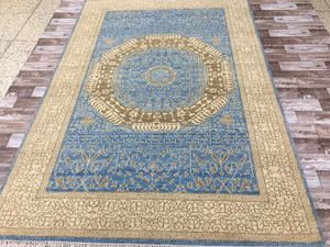 Alfombra de Lana Roja de Alta Densidad, Tejida a Mano, Diseño Duradero para Sala de Estar, Dormitorio, Decoración del Hogar - Product Image 3