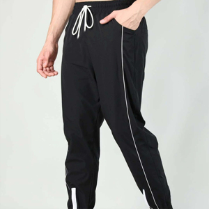 Men's <b>Black</b> Sweatpants Elastic Waist Drawstring Casual Jogger <b>Pants</b> Side Stripe Lightweight Summer Wear Mens Jogger <b>pants</b> - Product Image 3