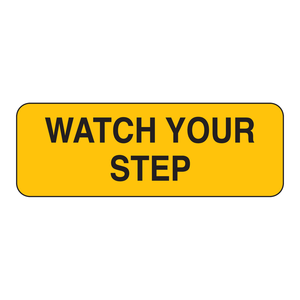 ป้ายเตือนระวังพื้นลื่น Brady Watch Your Step Safety Sign-ป้ายเตือนพื้นเปียกทำจากอะลูมิเนียมสำหรับพื้นที่อันตรายจากการลื่นในร่มและกลางแจ้ง - Product Image 2