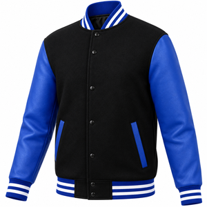 Custom Varsity Letterman <b>Jacket</b> OEM ODM College <b>Baseball</b> <b>Bomber</b> <b>Jacket</b> Manufacturer - Product Image 1