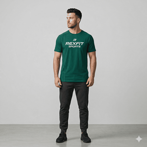 เสื้อยืดผู้ชายทำจากผ้าฝ้ายมีกระเป๋าสีตัดกัน - Product Image 6