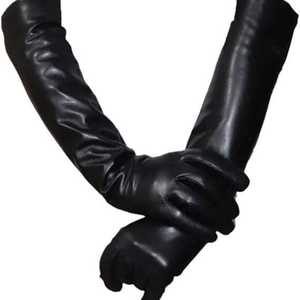 Guantes de vestir de cuero sin forro para mujer, moda de invierno / Guantes de vestir de cuero sin forro para hombre, invierno / Nuevos guantes de vestir de cuero - Product Image 2