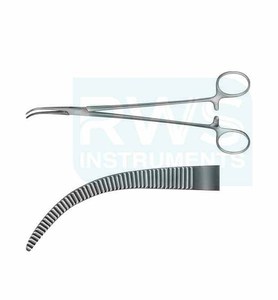Pinzas de Ligadura para Disección RWS Instruments Overholt Martin de Acero Inoxidable, Manuales, con Patrones Delicados, Certificación CE ISO13485 - Product Image 4