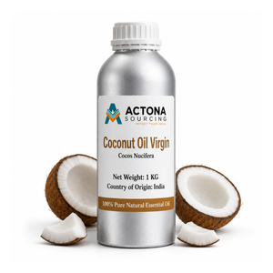 Huile de Coco Vierge Pressée à Froid Naturelle de Qualité Cosmétique pour Soins Capillaires et Cutanés, Fourniture en Gros d'Inde - Product Image 1