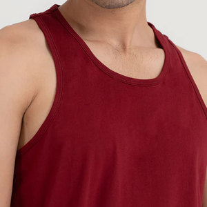 Soft Breathable Quick Dry Fabric Comfortable Slim Lightweight Best Supplier High Quality Sleeveless Fitness Wear Men <b>Tank</b> <b>Top</b> - Product Image 6