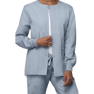 Blouse médicale unisexe haut de gamme en tissu respirant et confortable, avec détection d'aiguilles, thermocollée sans couture, personnalisable, service OEM - Product Image 4