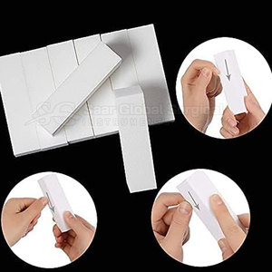 Bloque pulidor de uñas cómodo y duradero de acero inoxidable EVA, superficies de limado finas y ligeras, grano 100/180 para el cuidado diario de las uñas - Product Image 3