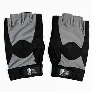 Guantes de Gimnasio de Medio Dedo con Correa Ajustable para la Muñeca, Material PU, para Levantamiento de Pesas, Fisicoculturismo, Deportes y Ejercicio - Unisex - Product Image 1