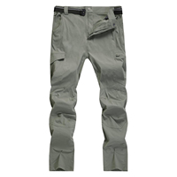 Pantalon de randonnée léger et imperméable 10 000 mm pour homme, avec fermeture éclair, en coton élastique, résistant à l'usure, respirant et à séchage rapide pour l'automne