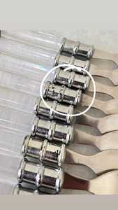Ensemble de fourchettes à dîner en acier inoxydable au design moderne, anti-rouille, vaisselle de cuisine - Product Image 6