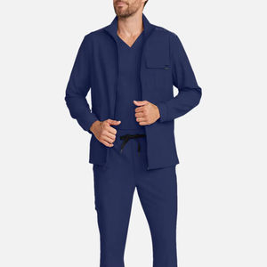 Uniformes Médicos de Alta Calidad para Hospital, Chaqueta de Enfermería de Poliéster y Spandex para Hombre, Uniformes Médicos para Hombre - Product Image 6