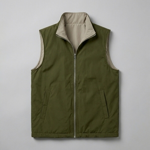 Chaleco de Viaje para Hombre, Premium, Vintage, Invernal, Casual, Reversible, Sin Mangas, Multibolsillos, Resistente al Viento, para Exteriores - Product Image 2