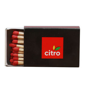 Household Eco-Friendly Durable Safety <b>Matches</b> Matchbox 52x35x12mm 40 Sticks Printing Reliable Daily Use Fire Starter Matchsticks - Product Image 1